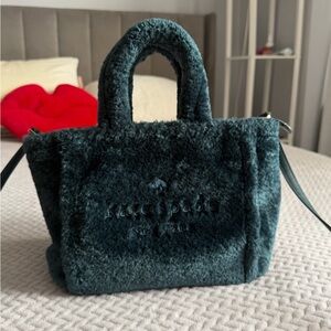 kate spade New York Teal Plush Mini Tote Bag